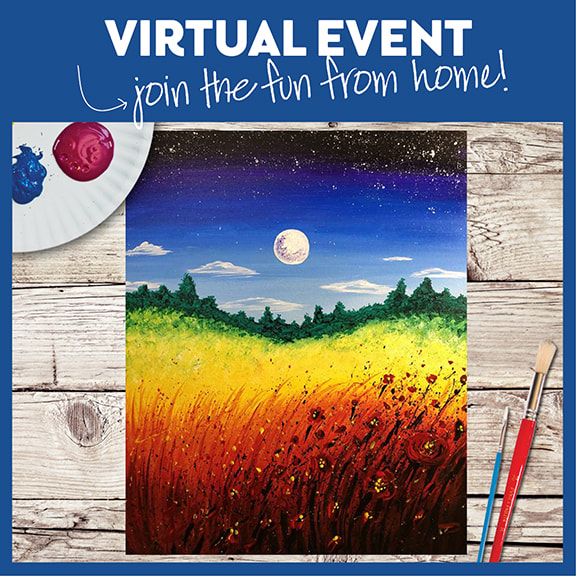 LIVE INTERACTIVE VIRTUAL CLASS - ART KIT INCLUDED (HAVE SUPPLIES? THEN IT'S ONLY $15!)